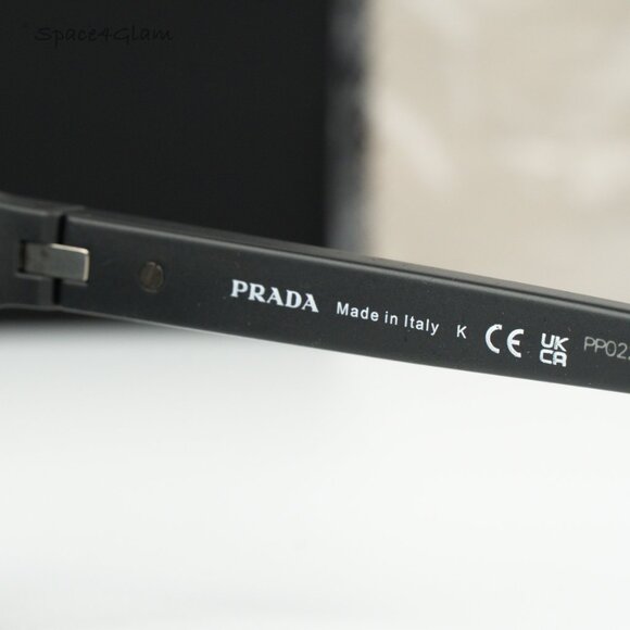 NEW Prada Linea Rossa PS05YS UFK05U Grey Rubber Blue Mirror Violet Sunglasses - Picture 5 of 7